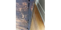 Coffre antique en bois patine d'origine